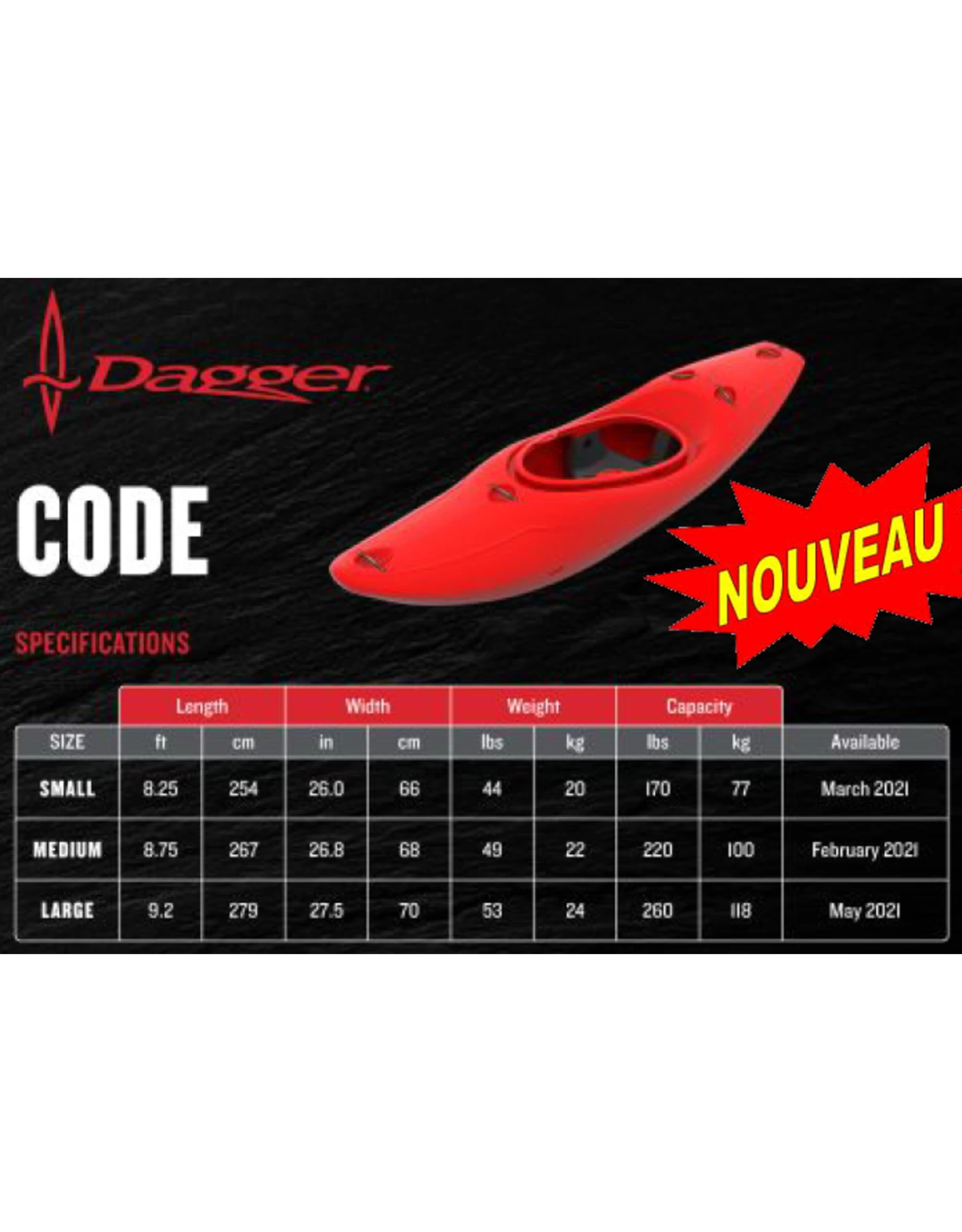 Dagger Kayak Code 7 Dagger Kayak Code – Image 5