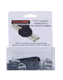 Malone Acc. T-Slot Mounting Kit For Aero Style Bars (MPG110, 112, 115, 119)