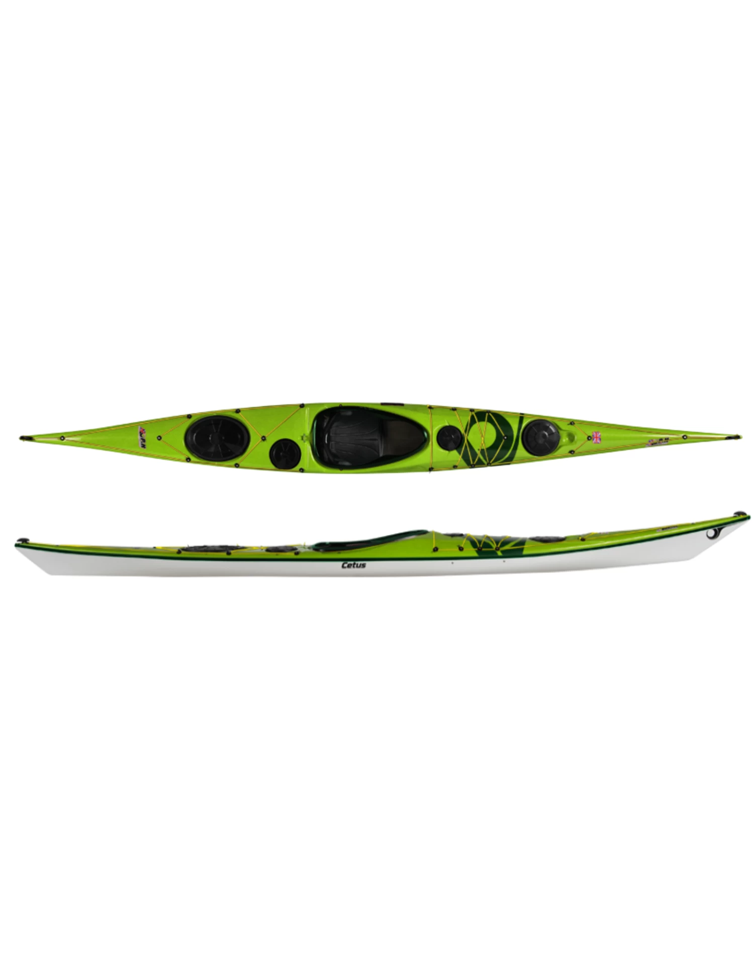 P&H Kayak Cetus HV Performance Kevlar/Diolen Lime/Blanc/Vert 3 P&H Kayak Cetus HV Performance Kevlar/Diolen Lime/Blanc/Vert