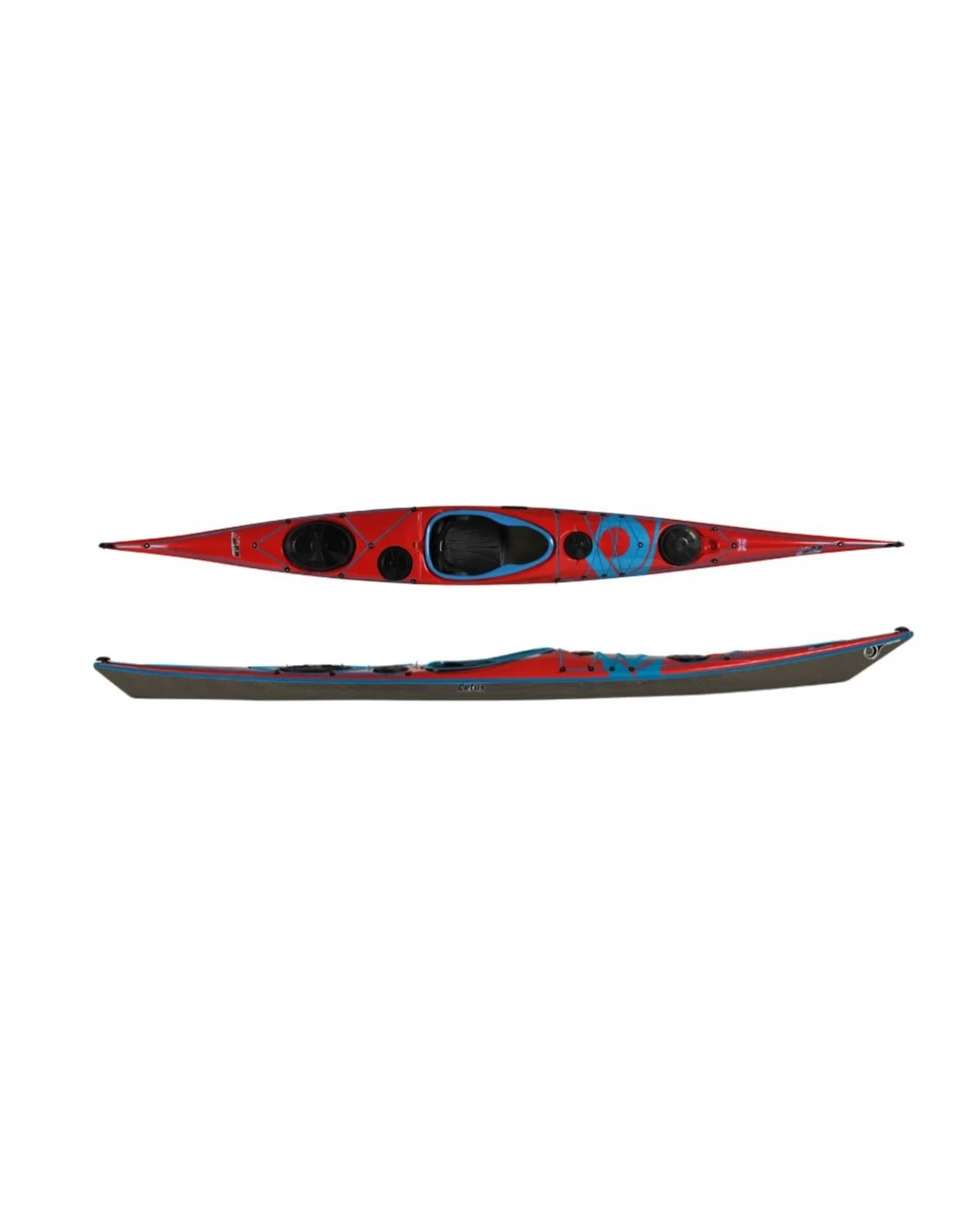 P&H Kayak Cetus MV Lightweight Kevlar/Carbone Signal Red-Clear-Bleu 3 P&H Kayak Cetus MV Lightweight Kevlar/Carbone Signal Red-Clear-Bleu