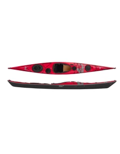 P&H Kayak Volan 158 Performance Kevlar/Diolen Rouge/Noir/Gris Pale