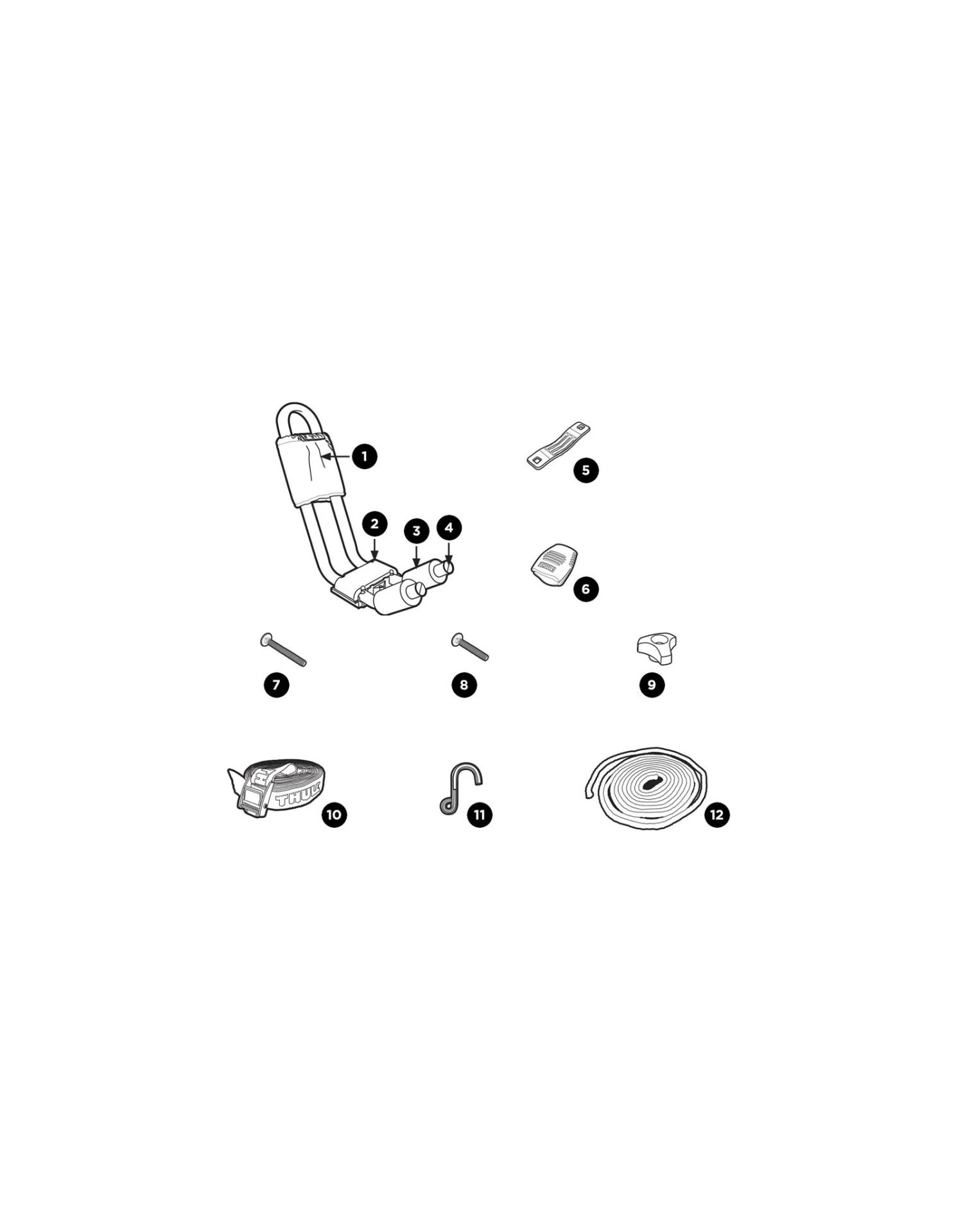 Thule Acc. Base Pad Pour Hull-a-Port 834 3 Thule Acc. Base Pad Pour Hull-a-Port 834