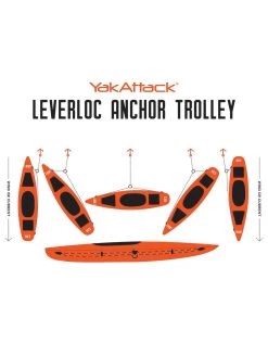 YakAttack Acc. Ensemble Chariot D'ancrage LeverLock 9 YakAttack Acc. Ensemble Chariot D'ancrage LeverLock -Nautiques Sports Magasin yakattack yakattack acc ensemble chariot dancrage 3