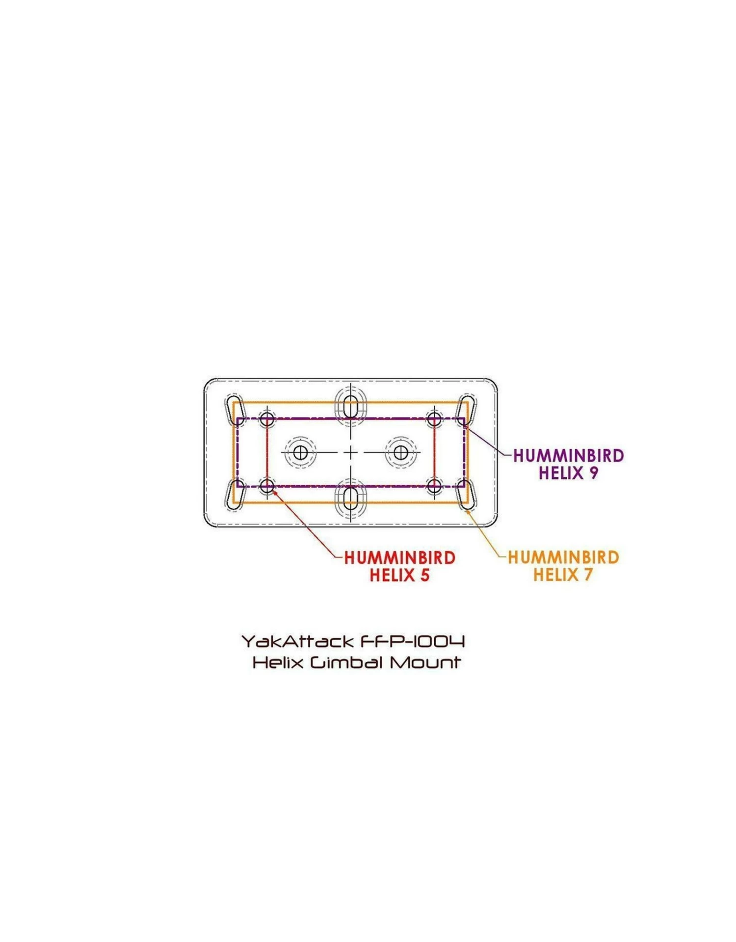 YakAttack Acc. Support Pour Sonar Humminbird Helix Avec Système De Montage LockNLoad Monté Sur Rail 5 YakAttack Acc. Support Pour Sonar Humminbird Helix Avec Système De Montage LockNLoad Monté Sur Rail – Image 3